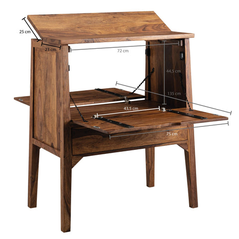 Rootz Sideboard - Buffet cabinet - Crockery cabinet - Solid Wood - Wood - 1 Drawer - 2 Doors - 90 x 56 x 107 cm