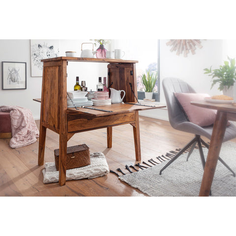 Rootz Sideboard - Buffet cabinet - Crockery cabinet - Solid Wood - Wood - 1 Drawer - 2 Doors - 90 x 56 x 107 cm