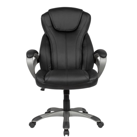 Rootz Office chair - Swivel chair - Office chair - Computer chair - Artificial leather - Black