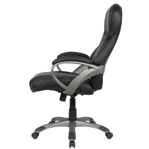 Rootz Office chair - Swivel chair - Office chair - Computer chair - Artificial leather - Black