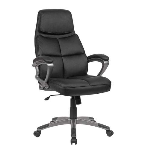 Rootz Office chair - Swivel chair - Office chair - Office chairs - Artificial leather - Black