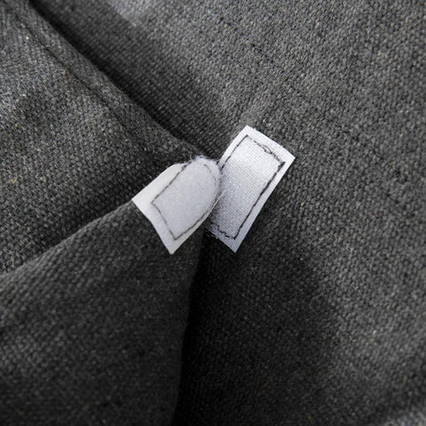 Rootz Sun Lounger - Hammock with Canopy and Pillow - Weather Resistant - Dark Grey - 240 cm x 92 cm x 148 cm