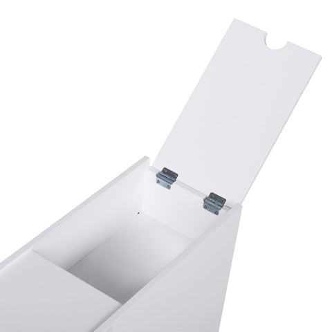 Rootz Badkamermeubel - Ladekast - Badkamermeubel - Opbergkast - 2 Lades - 1 Opbergvak - Hout - 48 x 17 x 57 cm - Wit