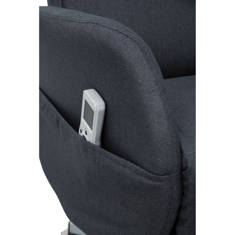 Rootz Relax Sessel - Massagesessel - Massagefunktion - Stoff - Liegefunktion - Hellgrau - Fernbedienung - Massage