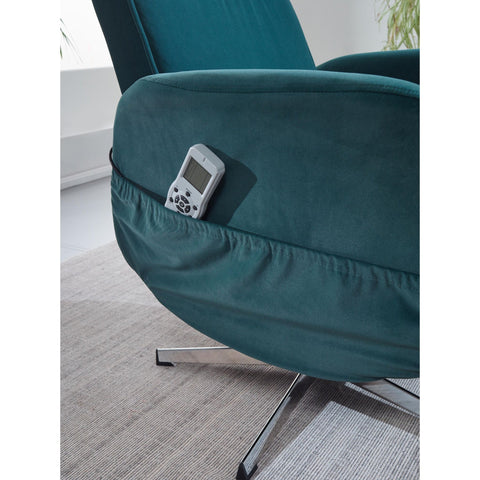 Rootz Relax Sessel - Massagesessel - Massagefunktion - Stoff - Liegefunktion - Hellgrau - Fernbedienung - Massage