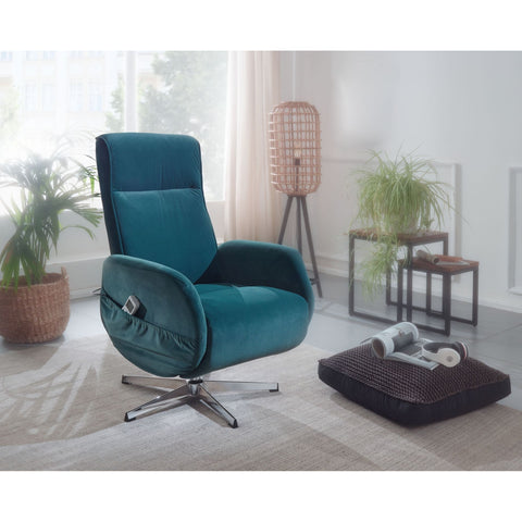 Rootz Relax Sessel - Massagesessel - Massagefunktion - Stoff - Liegefunktion - Hellgrau - Fernbedienung - Massage