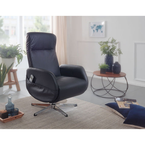 Rootz Relax Armchair - Massage chair - Massage function - Artificial leather - Reclining function - Light gray - Remote control - Massage