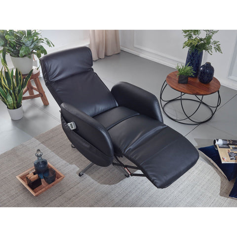 Rootz Relax Armchair - Massage chair - Massage function - Artificial leather - Reclining function - Light gray - Remote control - Massage