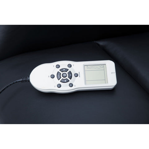 Rootz Relax Armchair - Massage chair - Massage function - Artificial leather - Reclining function - Light gray - Remote control - Massage