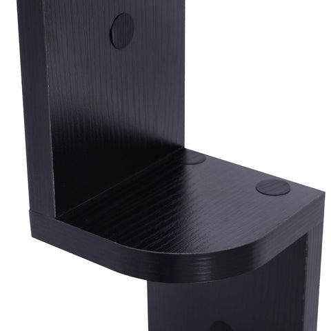Rootz Bookcase - Wall Shelf - MDF - Hanging Shelf - Black