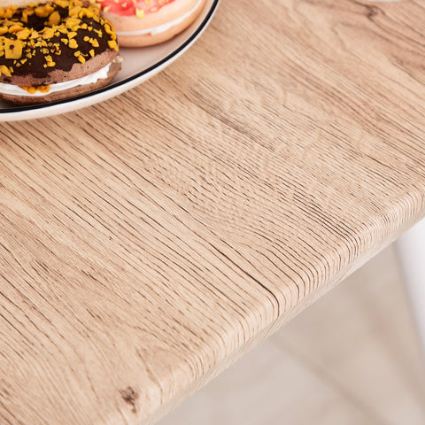 Rootz Esszimmer-Set – Esstisch – Esszimmerstühle – 3-teilig – Holz – Naturfarbe – 2 Stühle