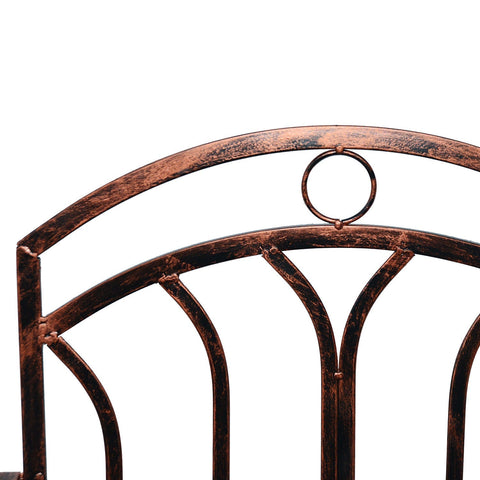 Rootz Swing - Gartenschaukel - Gartenbank - Metall - 1-Sitzer - Bronze - 61 x 79 x 90 cm