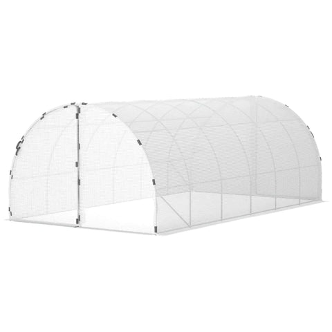 Rootz Greenhouse - Foliekas - Inloopkas - Cold Frame - Wit - 570 x 292 x 195 cm