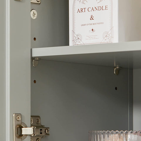 Rootz Ondergootsteenkast Badkamer - Wastafelmeubel - Badkameropbergkast met dubbele deuren - B60 x D30 x H60cm