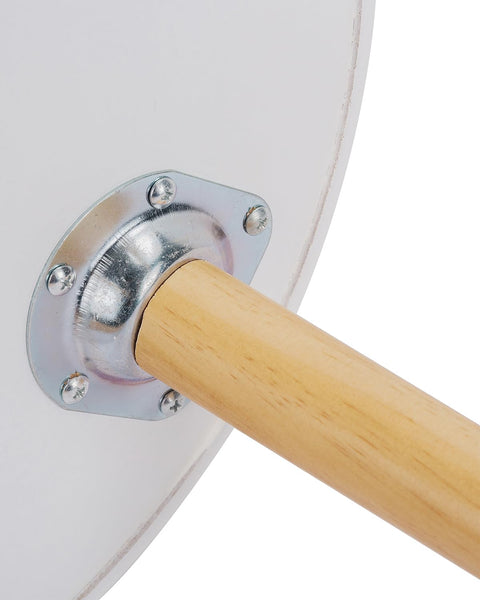 Rootz Bedside Table - Nightstand - Night Table - Accent Table - Side Table - End Table - Storage Stand - White - 38x38x48cm