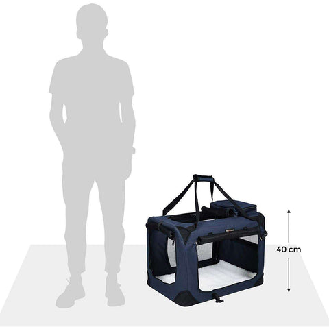 Rootz Carrying Bag for Animals - Transport Bag - Dog Bag - Travel Bag Dogs - Dog Playpen - Carrying Bag for Cats - 60 x 40 x 40 cm