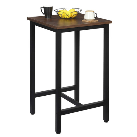 Rootz Bartisch - Bistro Table - Stehtisch - Esstisch - Cocktail Stand - Dining Desk - Cafe Counter - Dark Beech - 60x60x102cm