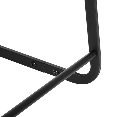 Rootz Coat Rack - Clothes Stand - Garment Holder - Wardrobe Stand - Clothing Hanger - Apparel Display - Black - 40x140x40 cm