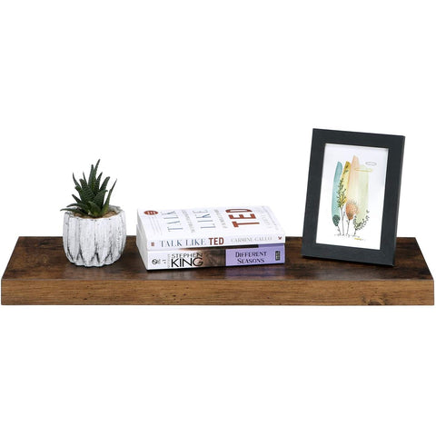 Rootz Wall Shelf - Bookshelf - Hanging Shelf - 60 x 20 x 3.8CM - Industrial