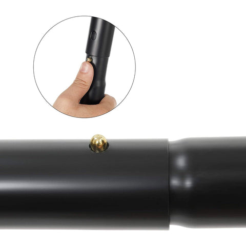 Rootz football goal - Iron - Easy to set up and take down - Black - 215 x 76 x 150 cm