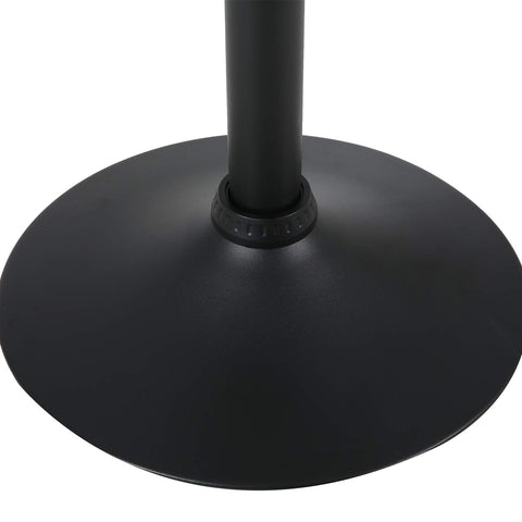 Rootz Barstool - Counter Seat - Bistro Chair - Pub Stool - Adjustable Seat - Kitchen Chair - Dining Stool - Black - 17.3 x 16.9 x 11.8 inches