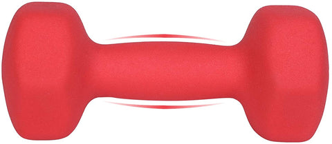 Rootz Hanteln – Halterset – Set Van 2 – 2 x 3 kg – Rot – 20 x 9 x 8,5 cm