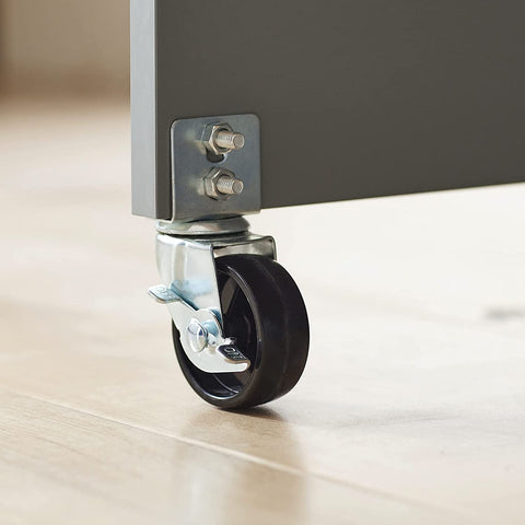 Rootz Keukeneiland - Dressoir met 2 Schuifdeuren en Opklapbaar Werkblad - Keuken Eetkamer - Dressoir Opbergkast - Kast