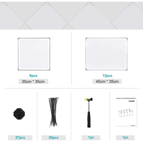 Rootz Animal Run - Rabbit Run - Rodent Run - Transparent - 143 x 73 x 46 cm