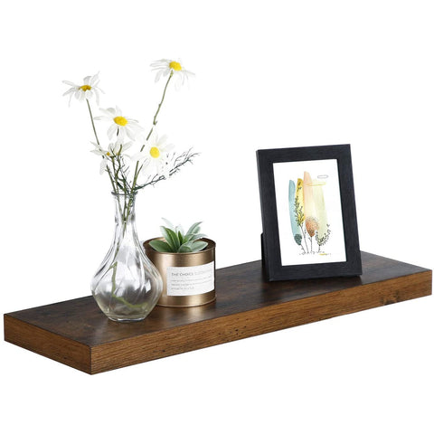 Rootz Wall Shelf - Bookshelf - Hanging Shelf - 60 x 20 x 3.8CM - Industrial
