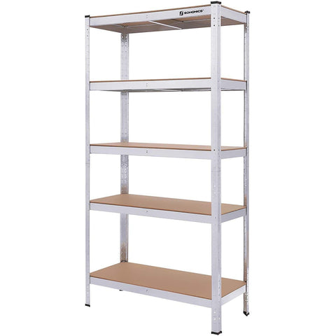 Rootz Warehouse rack - Shelf cabinets - Workbench - Storage rack - For Garage, Basement or Barn - Shelving For Tool Storage - 180 x 90 x 40 cm - Max. Carrying capacity: 875 KG