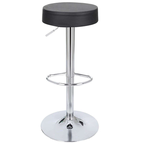 Rootz Draaibare Barkrukken - In Hoogte Verstelbaar - Barstoel - Zwart