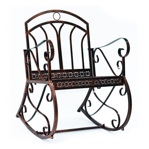 Rootz Swing - Gartenschaukel - Gartenbank - Metall - 1-Sitzer - Bronze - 61 x 79 x 90 cm