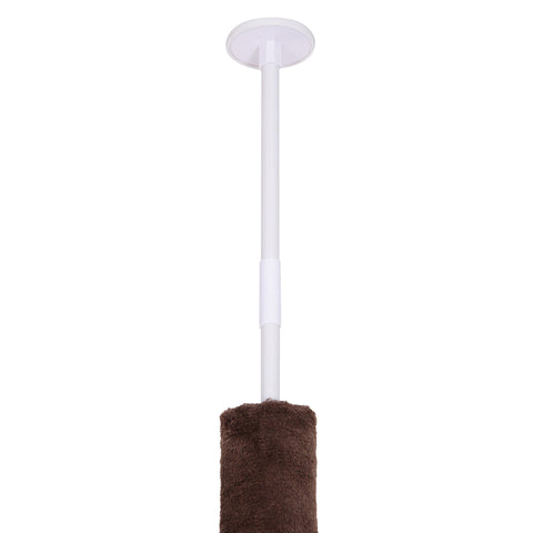 Rootz Scratching Post - Height Adjustable - Chipboard - Brown - 40 x 34 x 230 cm
