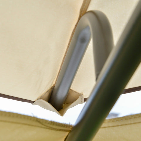 Rootz Garden pavilion - Party tent - Sun protection - Polyester - Beige - 3.5 x 3.5 x 2.7 m