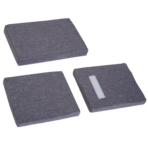 Rootz Boekenkast - Zitkast - Spaanplaat - 6 Secties - Leeshoek - Wit/Grijs