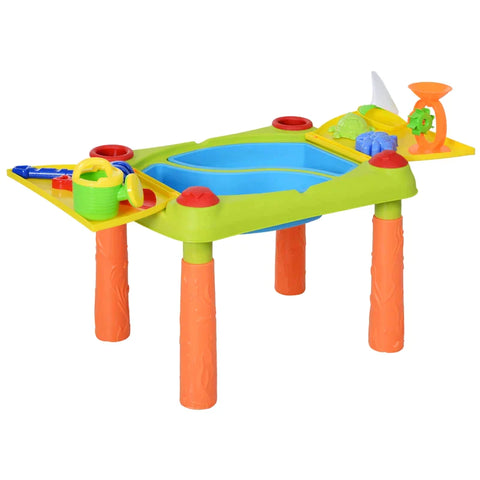 Rootz Kinderspieltisch – Sandkastentisch – Sand- und Wasserspieltisch – Matschtisch – Strandspielzeug – Sandspielzeug – Zubehör – 99,5 x 49 x 48 cm