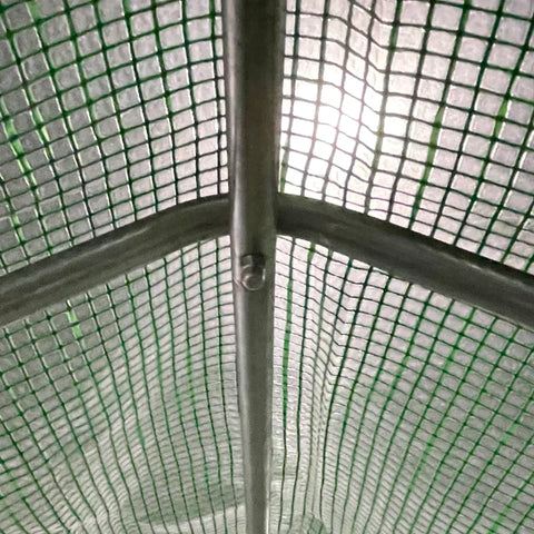 Rootz Greenhouse - Poly Greenhouse - Walk-in Poly Tunnel - Vorstbeveiliging - Groen - 3.8L x 1.92B x 1.95Hm