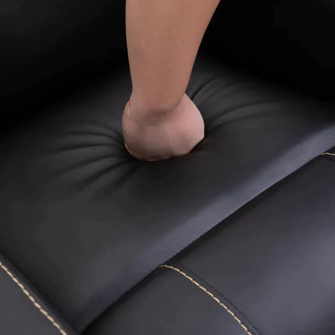 Rootz Massage Chair - TV Chair - Electric Chair - Relaxation Chair - Living Room Chair - 165° Inclination - PU Metal - Black - 70 x 88 x 100 cm