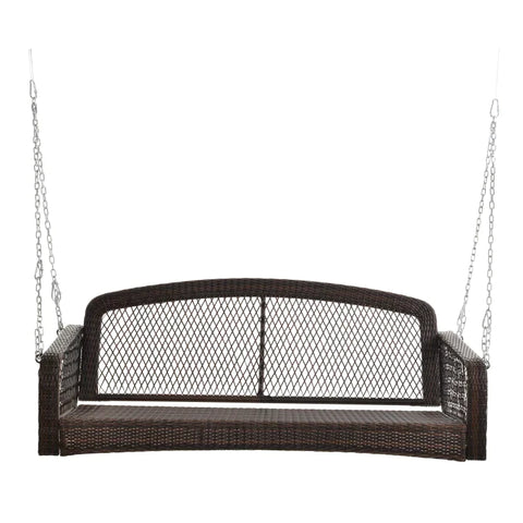 Rootz Swing Bench - Garden Swing Chair - Garden Bench - 2 Person - Brown - L160 x W68 x H48 cm