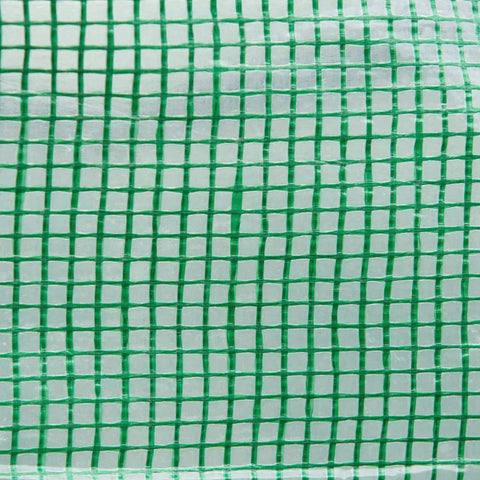 Rootz Greenhouse - Polytunnel Greenhouse - Walk-in Greenhouse Met Oprolbare Covers - UV Bescherming - Stalen Buis - Groen - 590L x 300B x 200H cm