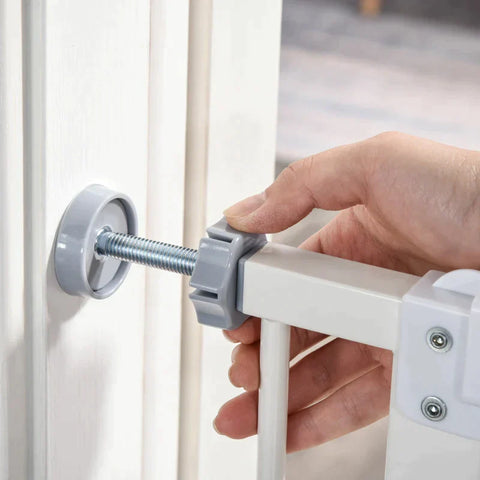 Rootz Safety Gate - Pet Safety Gate - Pet Gate - Auto-close Double Lock - 74-80 cm