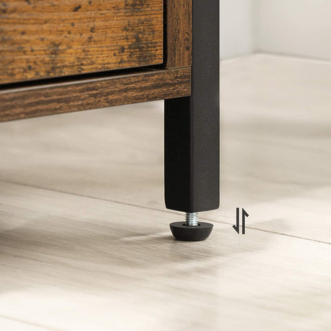 Rootz Bedside table - Side table - Industrial - 45 x 45 x 60 cm