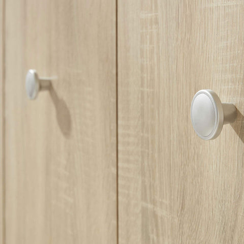 Rootz Nursery Furniture - Versatile Baby Room Organizer - Neutral Diaper Changer with Storage - Beige - 96x102x69 cm