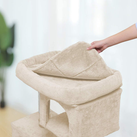 Rootz Krabpaal voor katten - Krabpaal - Beige - 60 x 40 x 84 cm