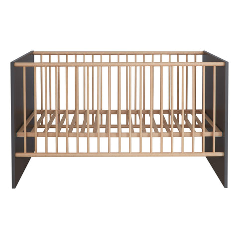 Rootz Toddler Bed - Kids' Sleep Haven - Child Cot - Nursery Rest Station - Grey - 144 x 83 x 78 cm