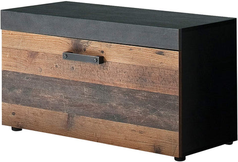 Rootz Garderobebank - Garderobebank - Schoenenopberger - 80 x 45 x 37 cm 