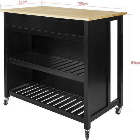 Rootz Keukenopbergwagen Keukenopbergplank Keuken Ontbijt Eettafel Bartafel