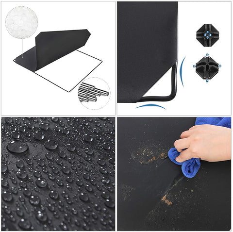 Rootz Aufbewahrungssystem – 9 Würfel – Organizer – Aufbewahrung – Kunststoff – Kunststoff – Schwarz – 93 x 31 x 93 cm