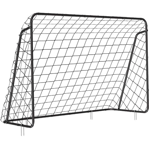 Rootz football goal - Iron - Easy to set up and take down - Black - 215 x 76 x 150 cm