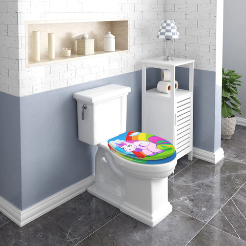 Rootz Toiletdeksel - Toiletdeksel - Toilet Topper - Badkamer Closer - Commode Seal - Unicorn Design - 20,0 x 16,1 x 2,8 inch